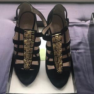 Saks Fifth Avenue Tall Heeled Shoes size 9.5